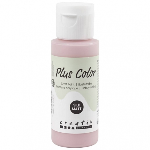 Akrylfärg PLUS Color 60 ml Dusty Rose Gammelrosa Hobbyfärg