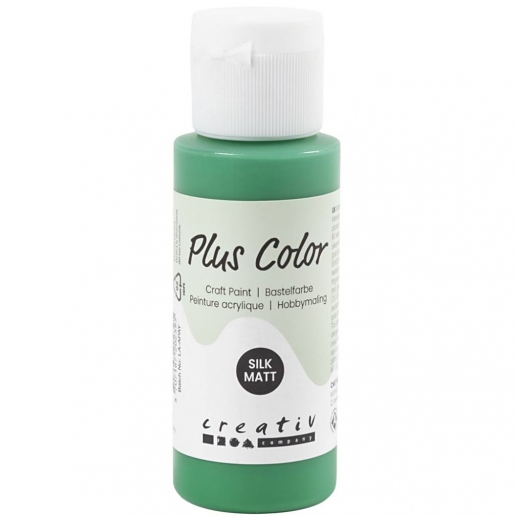 Akrylfärg PLUS Color 60 ml Brilliant Green Hobbyfärg