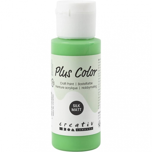 Akrylfärg PLUS Color 60 ml Bright Green Hobbyfärg