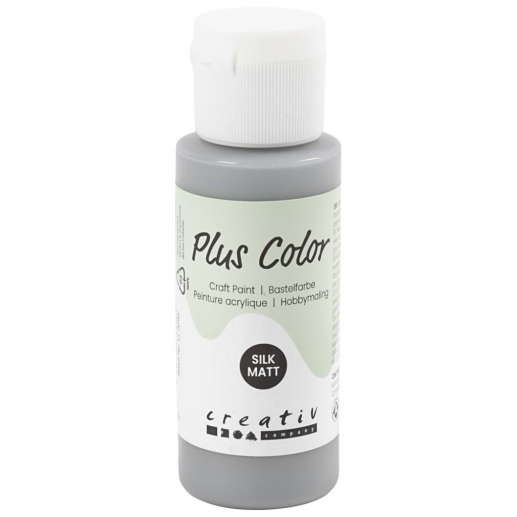Akrylfärg PLUS Color 60 ml Rain Grey Hobbyfärg