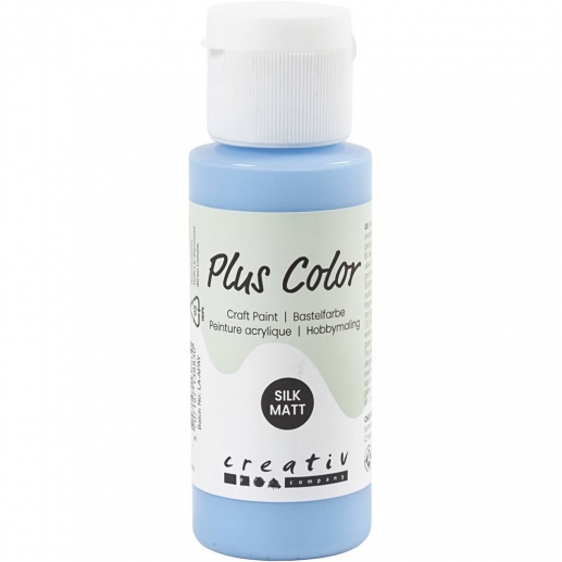 Akrylfärg PLUS Color 60 ml Sky Blue Hobbyfärg