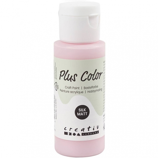 Akrylfärg PLUS Color 60 ml Soft Pink Hobbyfärg