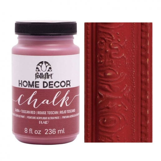 Home Decor Chalk Paint FolkArt - Tuscan Red - 236ml