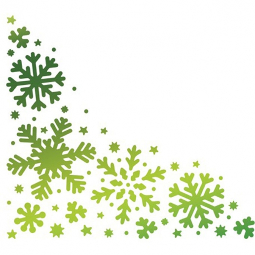 Hot Foil Stamp Ultimate Crafts Winter Corner Stansmaskin Skärmaskin Dies
