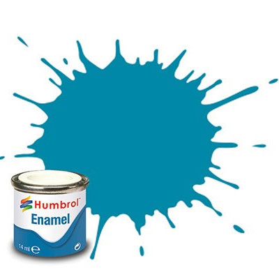 Humbrol Enamel Mediterranean Blue - Nr 48 - Gloss - 14 ml