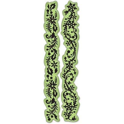 Inkadinkado - Cling stamp - Christmas Borders