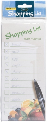 Inköpslista, shoppinglista med 70 blad.