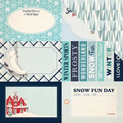 Papper Carta Bella Snow Fun Journaling Cards 4"X6"