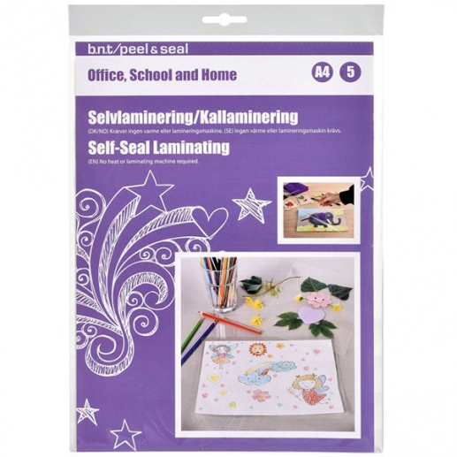 Kallamineringsfickor - 5 pack - A4