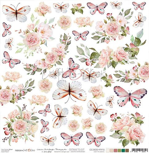 Klippark Craft O' Clock - Vintage Treasure - Butterflies