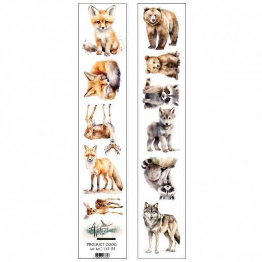Cut out Strip - Cute Animals - Alchemy of Art