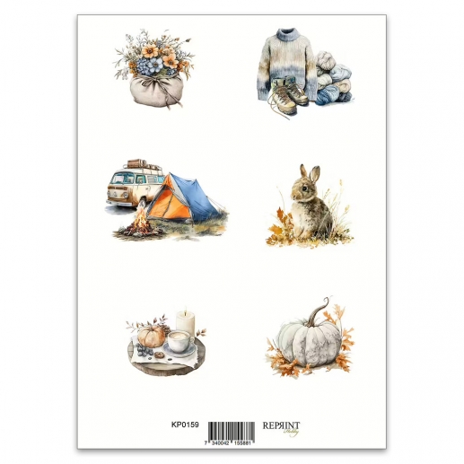 Papper Reprint A4 - Klippark - Cozy Season