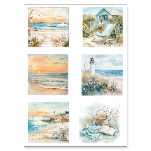 Papper Reprint A4 - Klippark - The Beach 2