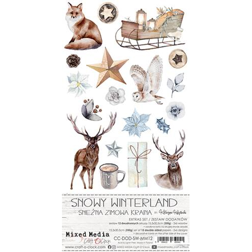 Klippark Set Craft O' Clock - Snowy Winterland - 6x12 Tum
