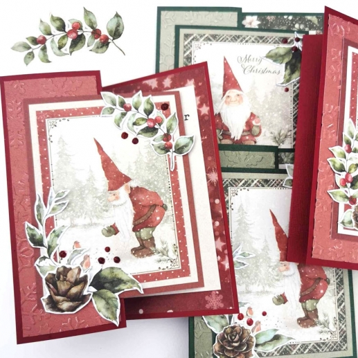 Tips! Scrapbookingkort - Julkort Double Pop-Up