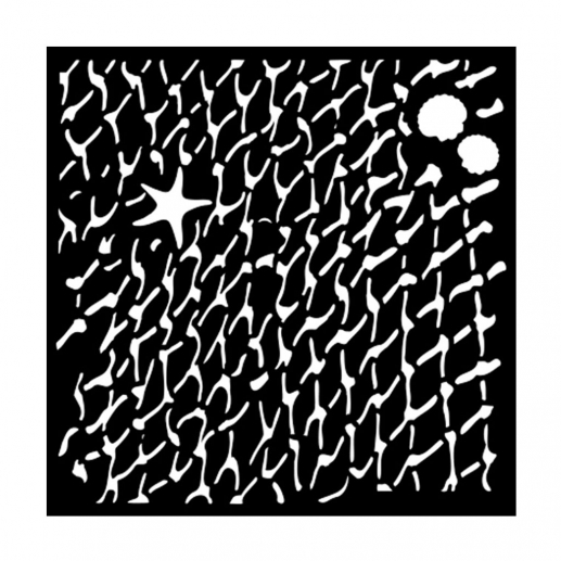 Schablon Stamperia - Silent Sea Net - 12x12 cm