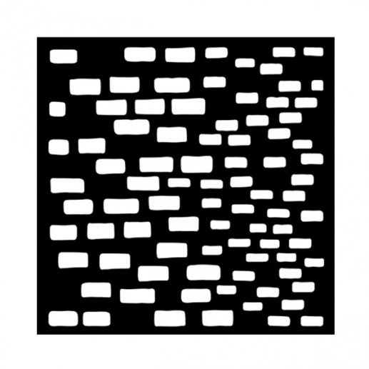 Schablon Stamperia - Silent Sea Bricks - 12x12 cm