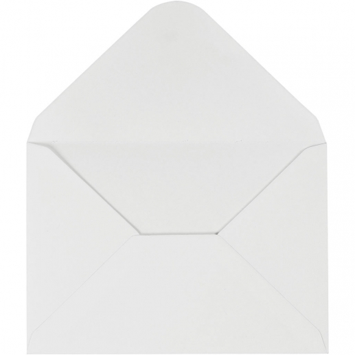 Kuvert C6 Råvit 50 st 120 gr Kort A6 till scrapbooking, pyssel och hobby