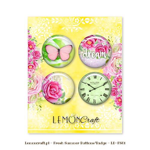 Lemoncraft Dekorknappar Fresh Summer Dekorationer DIY