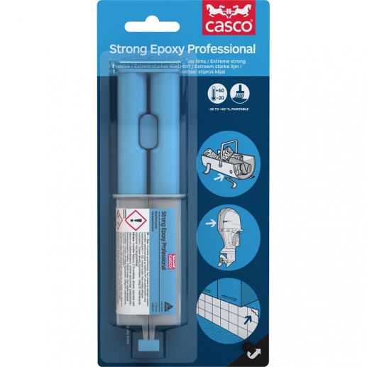 Lim Casco Strong Epoxy Professional - 2-komponent lim