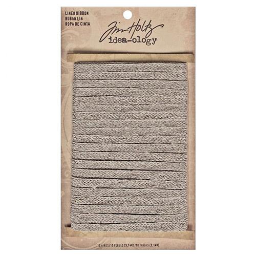 Band Set Tim Holtz Idea-Ology Linen Ribbon .25”