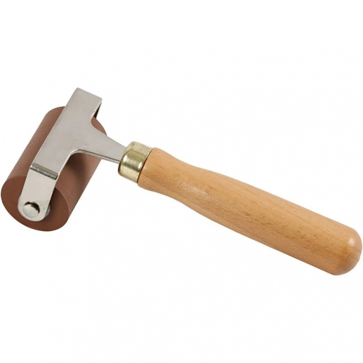 Linleumrulle med handtag bredd 4,9 cm Linoleumrulle Gummivals Linoleumtryck
