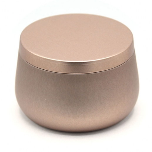 Rund Plåtburk Med Lock 1 st - Rosé - 236 ml