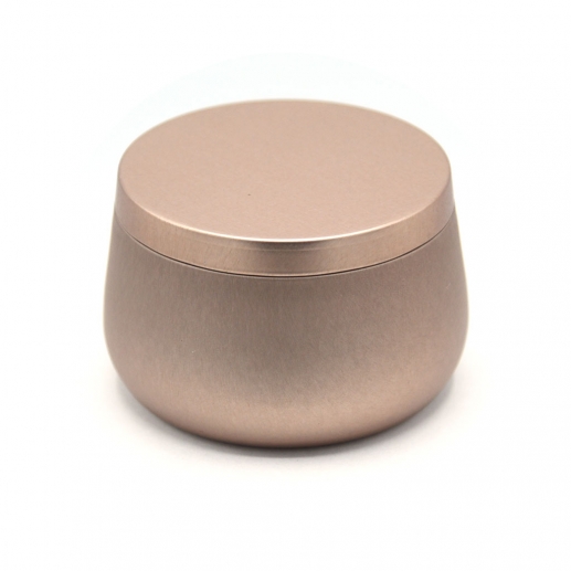 Rund Plåtburk Med Lock 1 st - Rosé - 118 ml