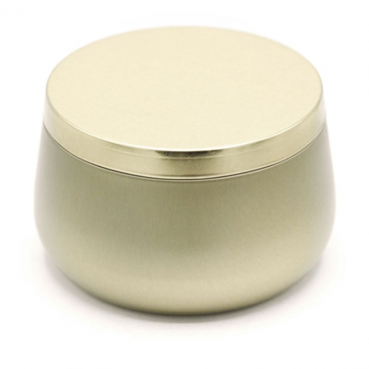 Ljusburk Med Lock 1 st - Guld - 236 ml - Metall