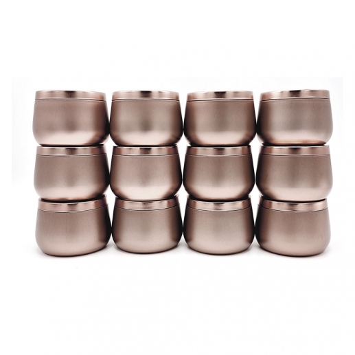 Ljusburk Med Lock 12 st - Rosé - 118 ml - Metall