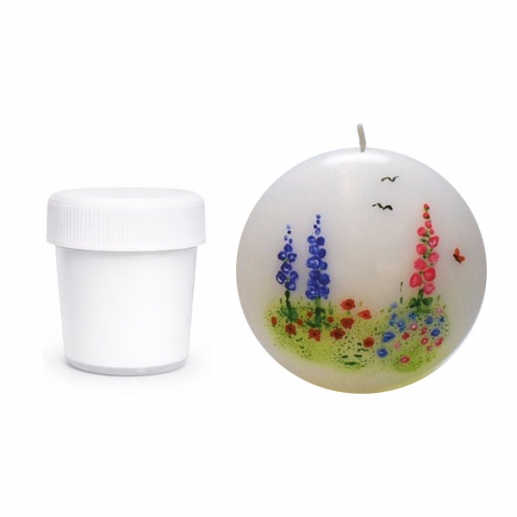 Ljusfärg Candle Paint White Vit