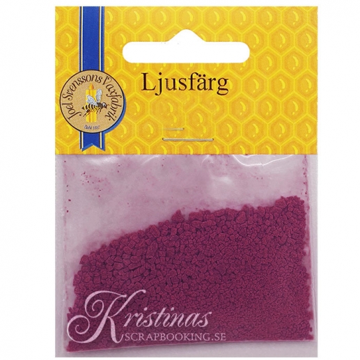 Ljusfärg Vinröd 3 gram till ljustillverkning