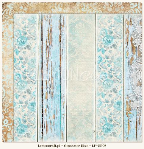 Papper LemonCraft Gossamer Blue 02 Scrapbooking