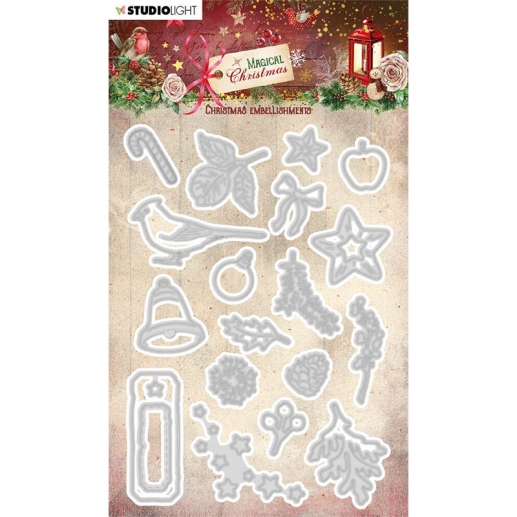Dies Studio Light - Magical Christmas - Embellishments - 19 dies