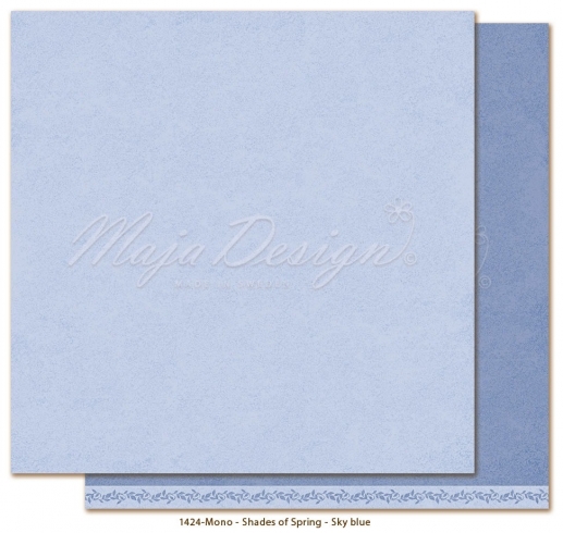 Maja Monochromes - Spring Garden - Sky Blue
