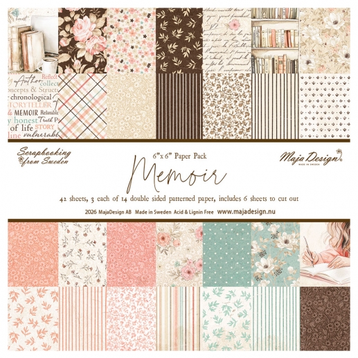 Paper Pack 6x6 Tum - Maja Design - Memoir