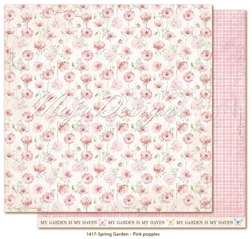 Papper Maja Design - Spring Garden - Pink Poppies