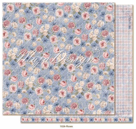 Papper Maja Design Denim & Girls Roses Mönstrade