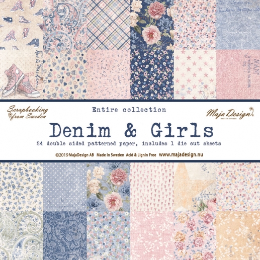 Hel Kollektion Maja Design Denim & Girls 24 ark Paper Pads