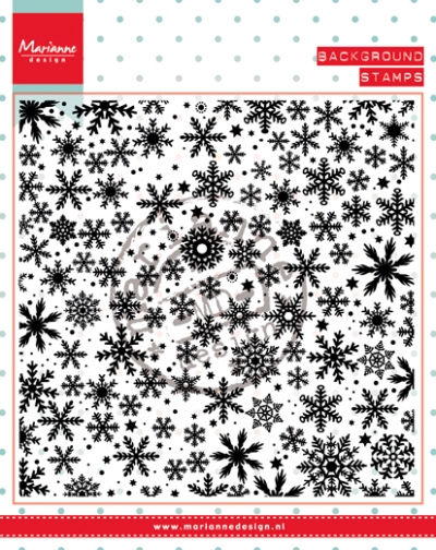 Marianne Design Clear stamps - Background Snowflakes