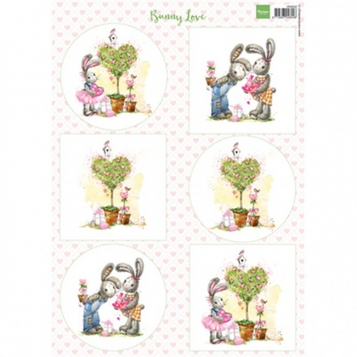 Marianne Design Topper Sheet A4 - Bunny Love