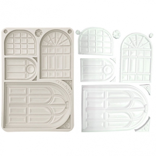 Silicon Mould A5 - Stamperia Masquerade - Windows