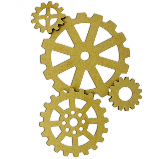 MDF Crafty Shapes Blanks - Gears - Stamperia