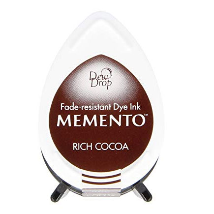 Memento Dew Drop Rich Cocoa Stämpeldyna till scrapbooking, pyssel och hobby