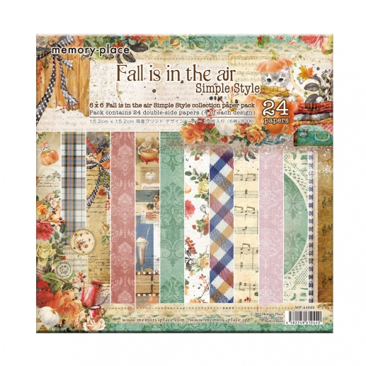 Paper Pad 6x6 - Fall Is In The Air Simple Style - Memory Place