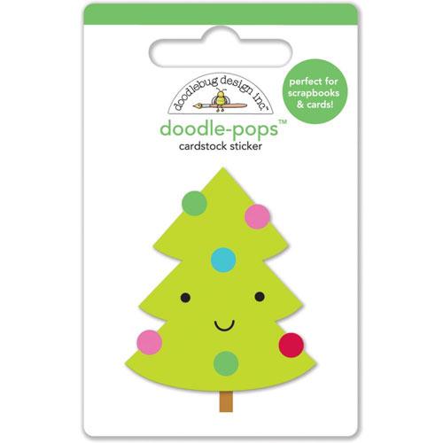 Stickers Doodle-pops Merry Tree Klistermärken