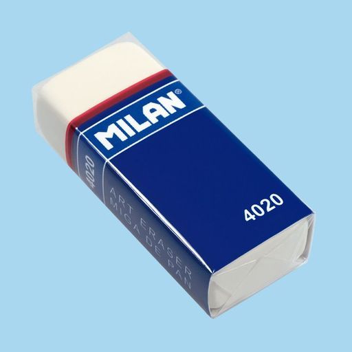 MILAN Radergummi 4020 med klassisk design samt i 20 pack.
