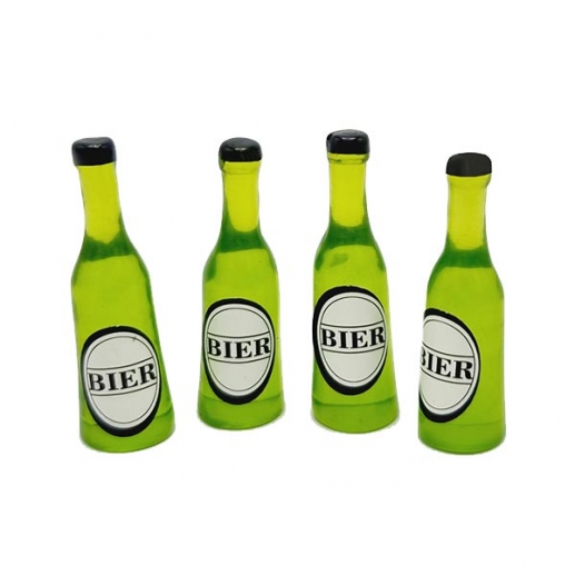 Öl Ölflaskor Miniatyr Beer Bottle Kitchen Kök Köksredskap