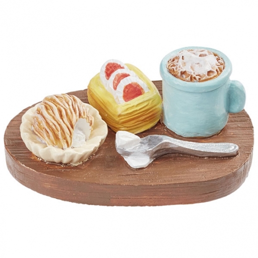 Miniatyr Bricka - Frukostbricka - 4,5 cm