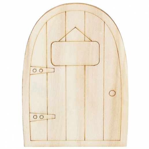 Miniatyr Dörr Natur III 6x10 cm 6,5x9,5 Nissedörr